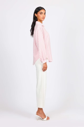 Chemisier - Blanc et rose