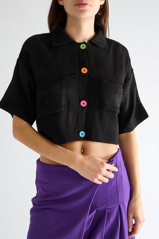 Chemisier court - Noir