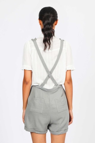 Salopette-short - Marron