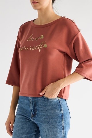 T-shirt - Rouge brique