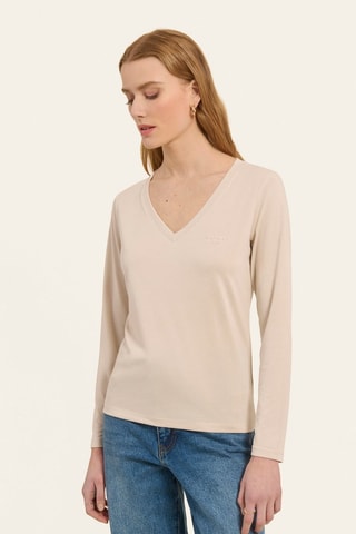 T-shirt - Beige