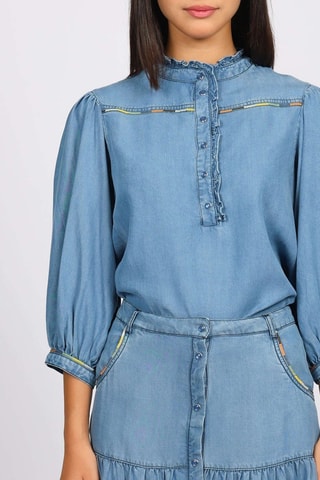 Blouse en jean - Bleu