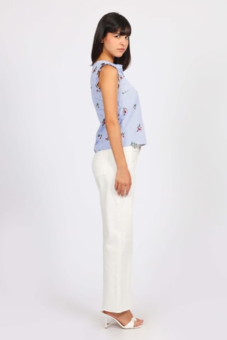 Blouse - Bleu marine et blanc