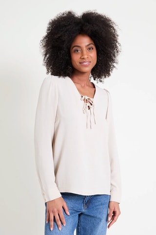 Blouse - Beige