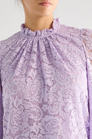 Blouse en dentelle - Mauve