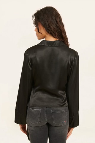 Blouse portefeuille - Noir