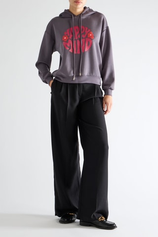 Sweat à capuche - Violet