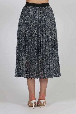 Jupe midi - Noir et écru