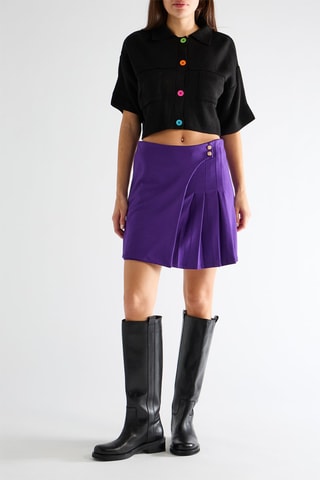 Jupe portefeuille - Violet
