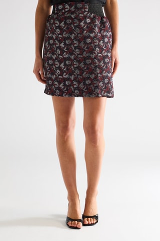 Jupe droite - Bleu foncé