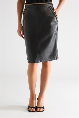 Jupe droite - Noir