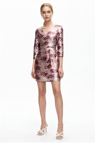 Robe droite - Bordeaux