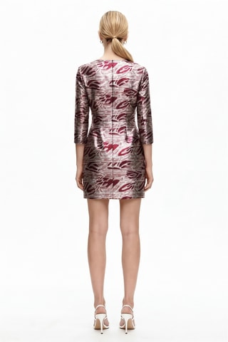 Robe droite - Bordeaux