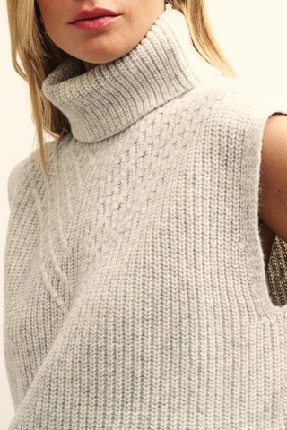 Chaleco de lana - Crudo