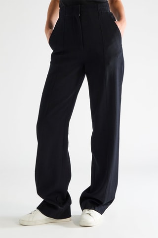 Pantalón de lana virgen - Negro