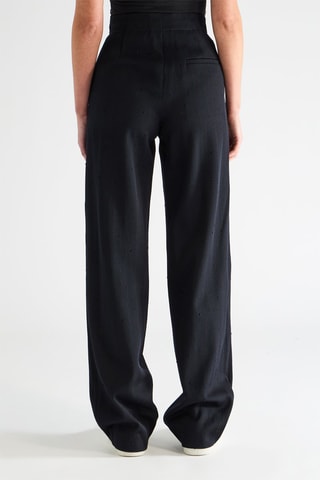 Pantalón de lana virgen - Negro