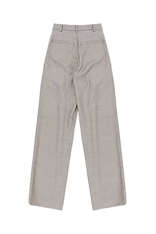 Pantalón wide leg de algodón orgánico - Gris