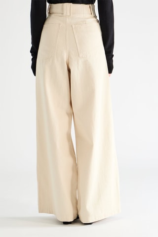 Vaquero relaxed de tiro alto - Crudo