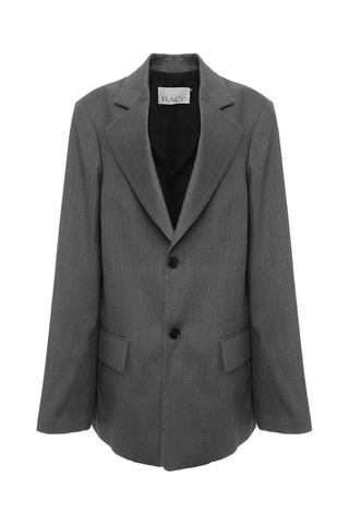 Chaqueta de lana - Gris claro
