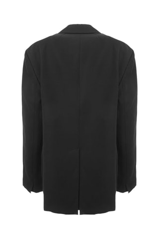 Chaqueta de ramio - Negro