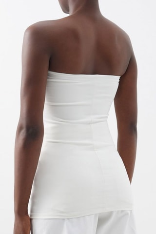 Top bustier - Blanco