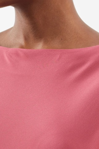 Vestido largo de seda - Rosa viejo