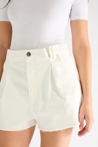 Short vaquero - Blanco