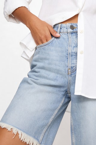 Bermudas de algodón orgánico - Índigo