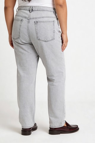 Vaquero de algodón orgánico - Gris claro