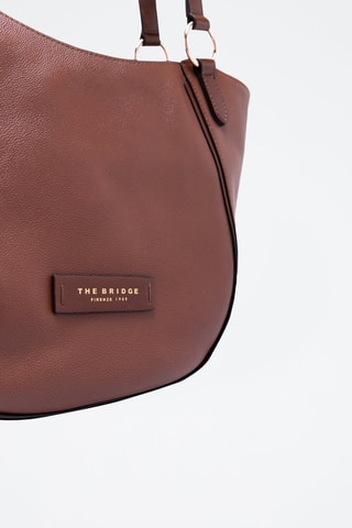 Bolso de piel Domitilla - Marrón