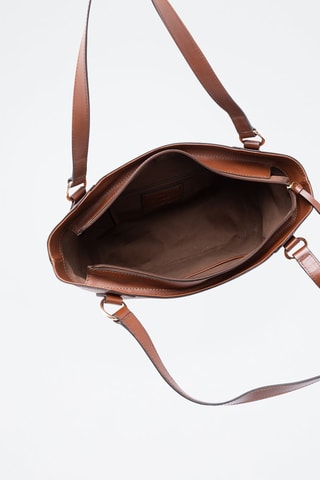 Bolso de piel Domitilla - Marrón