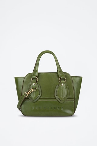Bolso de piel Daphne - Verde