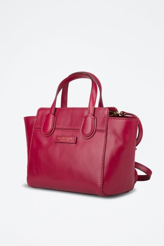 Bolso de piel Elettra - Fucsia 