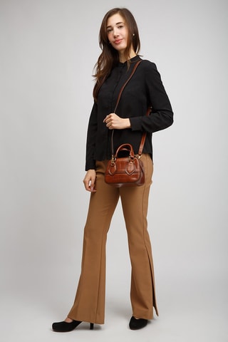 Bolso de piel Daphne - Camel