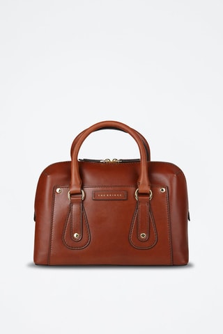 Bolso de piel Cecilia - Marrón