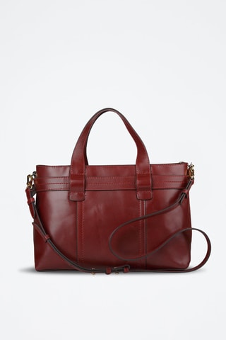 Bolso de piel Vigna Nuovo - Burdeos