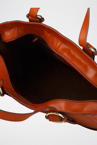 Bolso de piel Matilde - Naranja