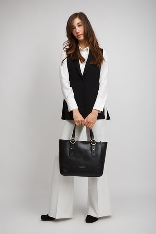 Bolso de piel Matilde - Negro