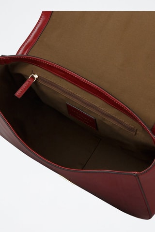 Bolso de piel Faentina - Rojo