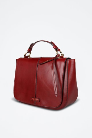 Bolso de piel Faentina - Rojo