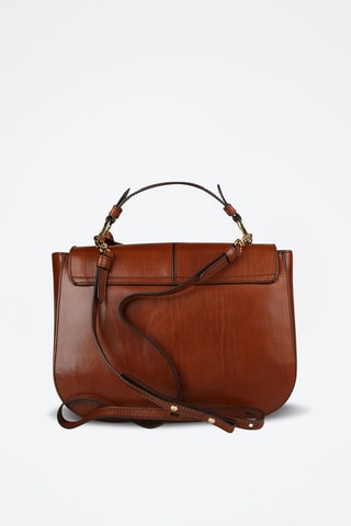 Bolso de piel Faentina - Camel