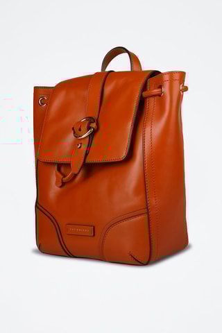 Mochila de piel Matilde - Naranja