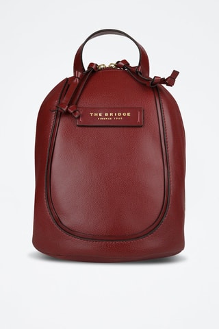 Mochila de piel Domitilla - Burdeos