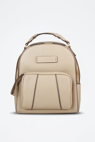 Mochila de piel Brigida - Beige