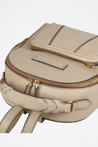 Mochila de piel Brigida - Beige