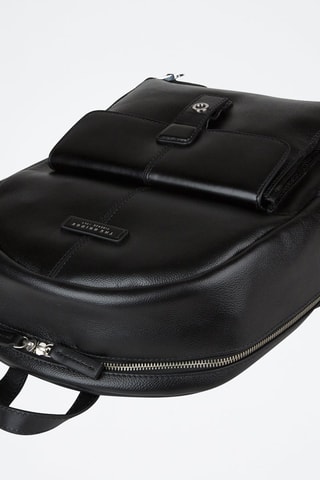 Mochila de piel Biagio - Negro