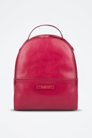 Mochila de piel Elettra - Fucsia 