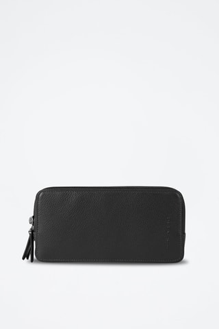 Neceser de piel - Negro