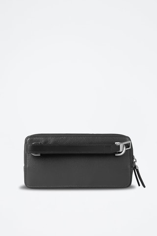 Neceser de piel - Negro