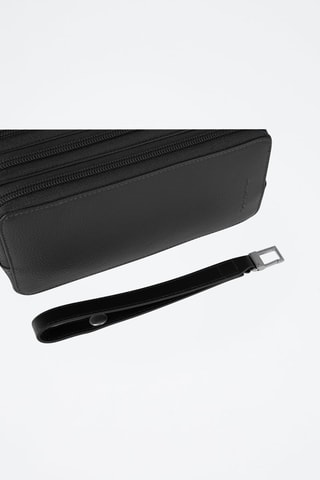 Neceser de piel - Negro